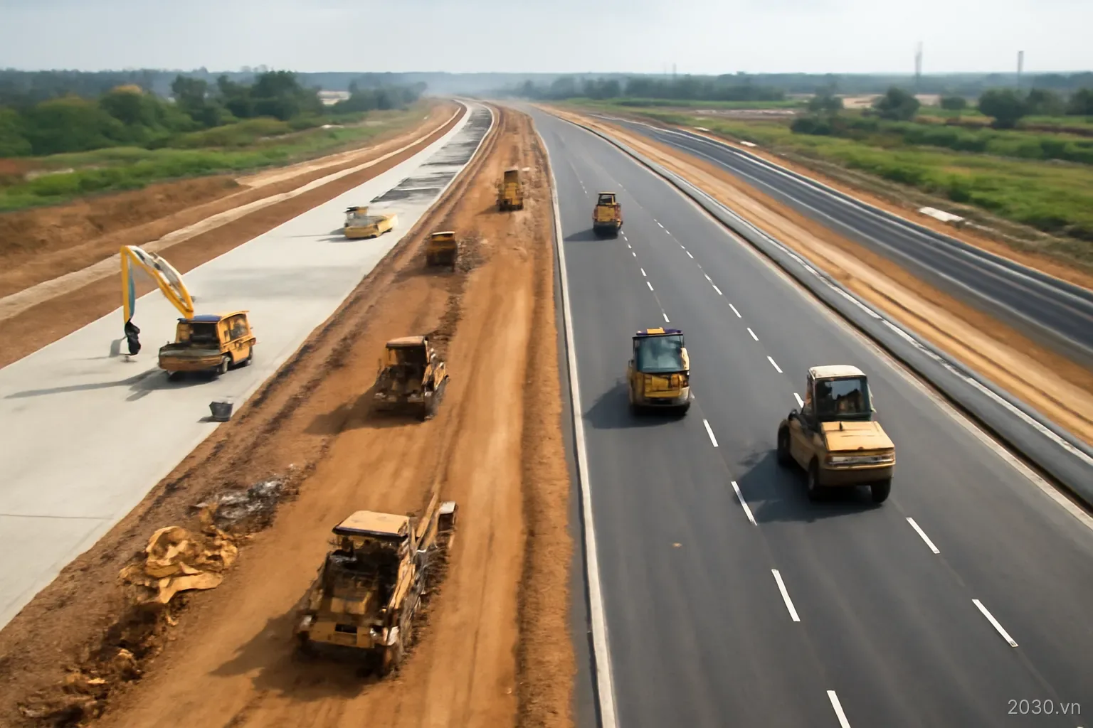 Các trục hạ tầng giao thông tới 2030