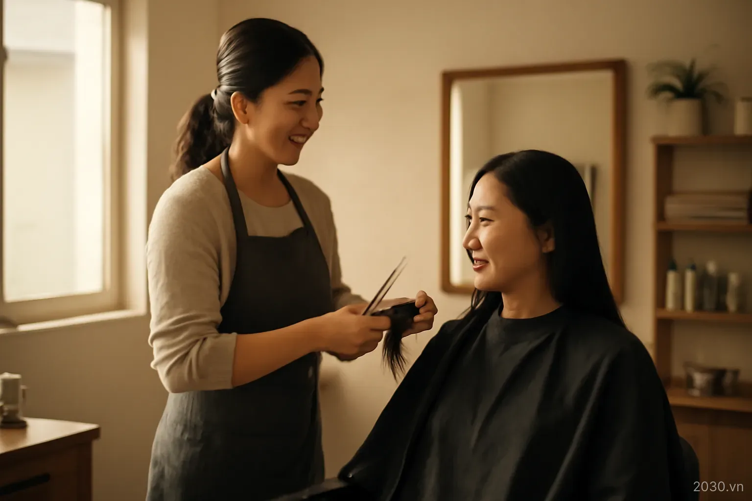 Nghề dịch vụ và giá trị của con người